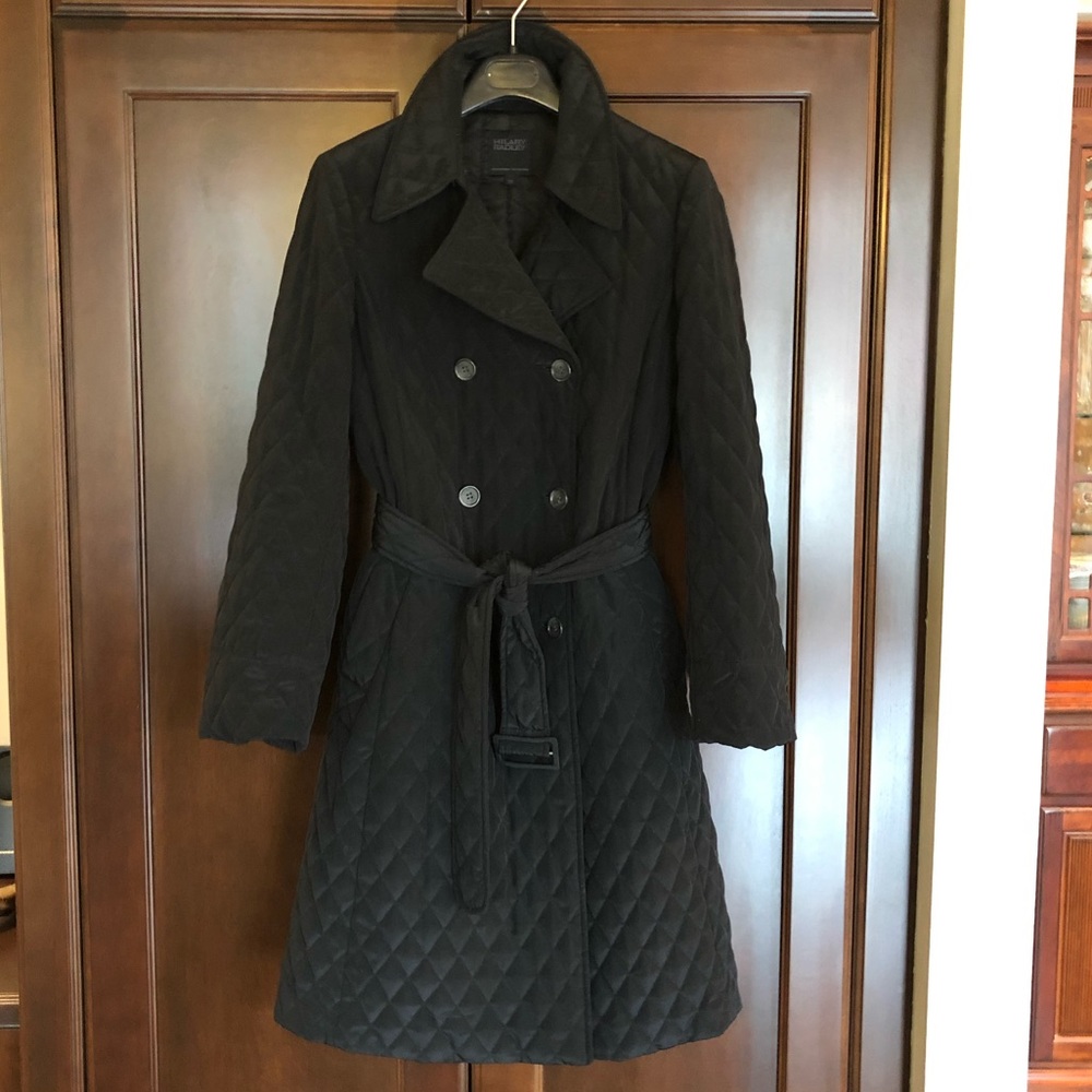 Hilary Radley Quilted Tench Coat
